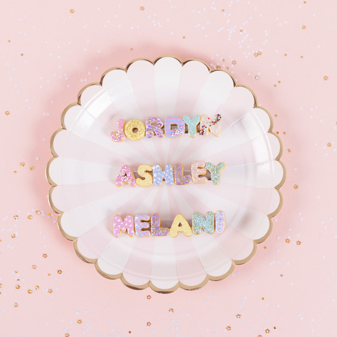 personalized-hair-clip-donut
