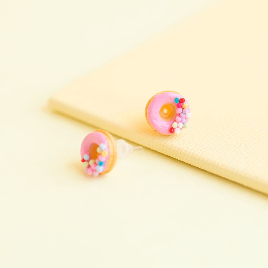 strawberry-donut-earrings-gift