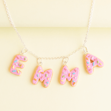 Personalized-name-choker-cookie-pink