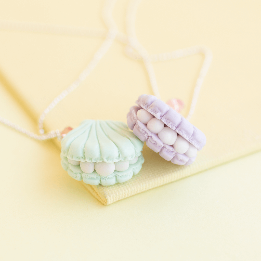 Macaron-shell-necklace-gift-for-mermaids